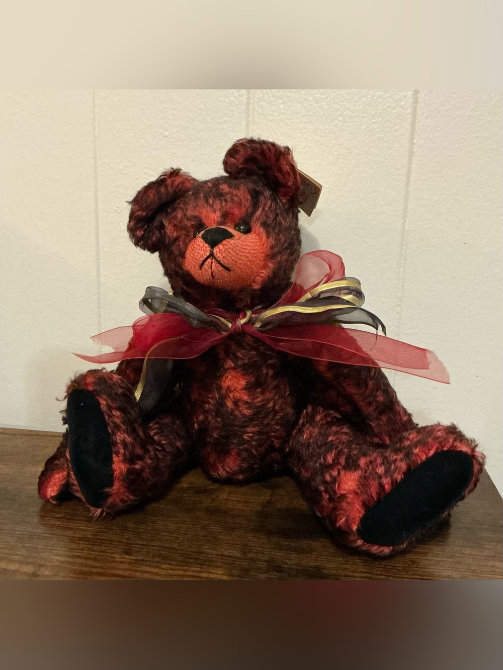 Vntg Winey Bears Collection Sally Winey Handmade Mohair Artist Plush Teddy Bear